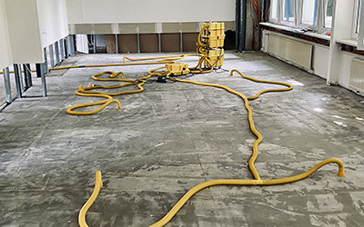 Großschaden in öffentlichem Gebäude